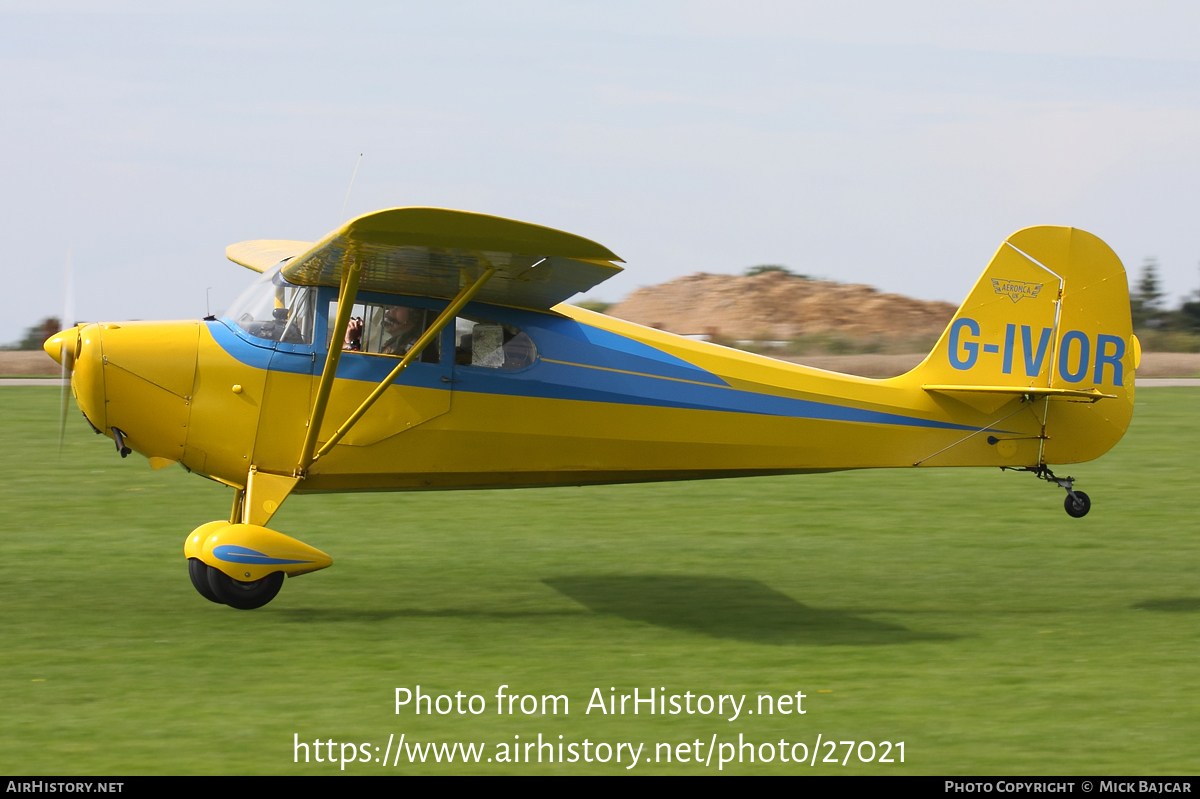 Aircraft Photo of G-IVOR | Aeronca 11AC Chief | AirHistory.net #27021