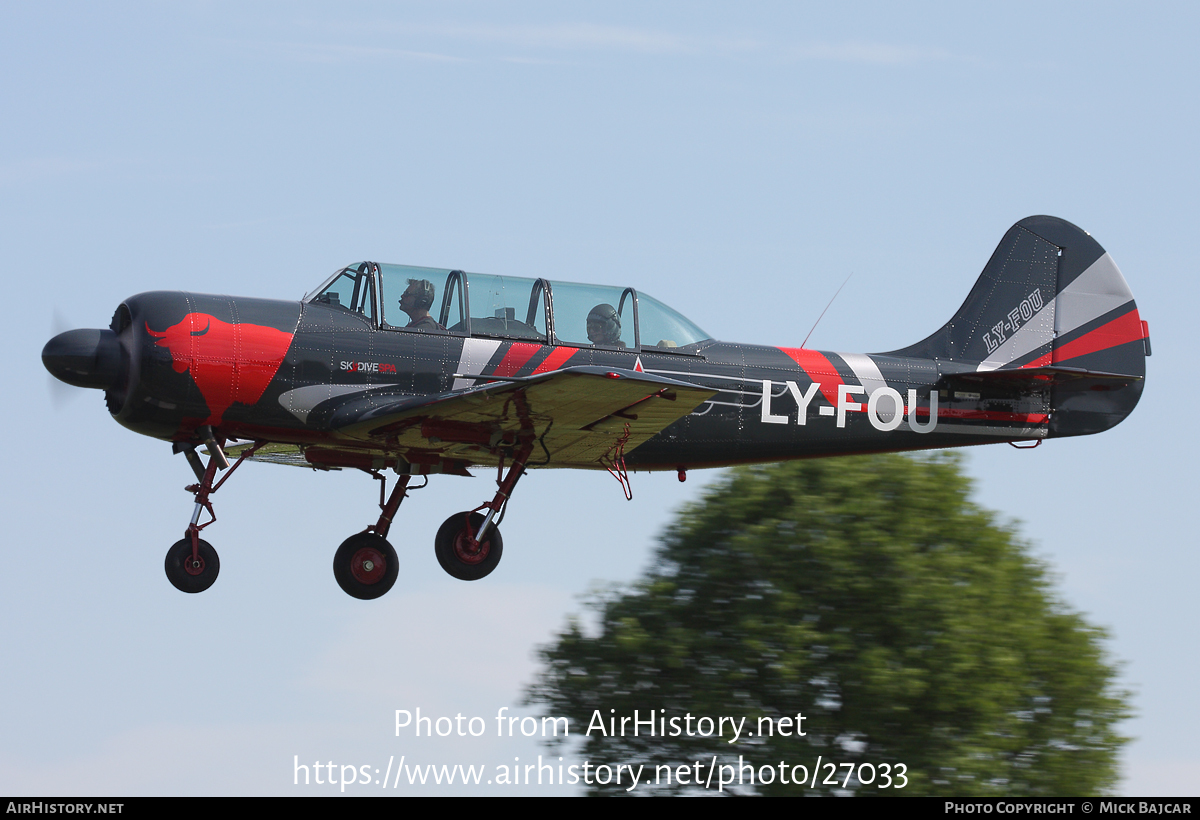 Aircraft Photo of LY-FOU | Yakovlev Yak-52 | AirHistory.net #27033