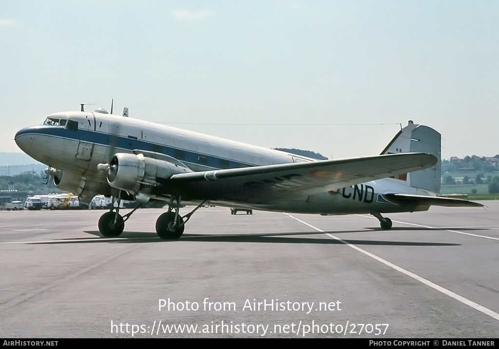 Aircraft Photo of K-8 | Douglas C-47B Skytrain | Belgium - Air Force | AirHistory.net #27057