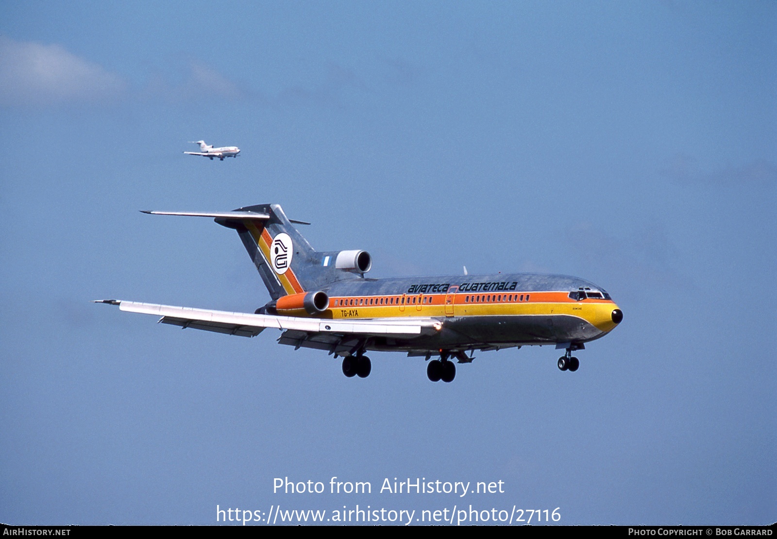 Aircraft Photo of TG-AYA | Boeing 727-173C | Aviateca | AirHistory.net #27116