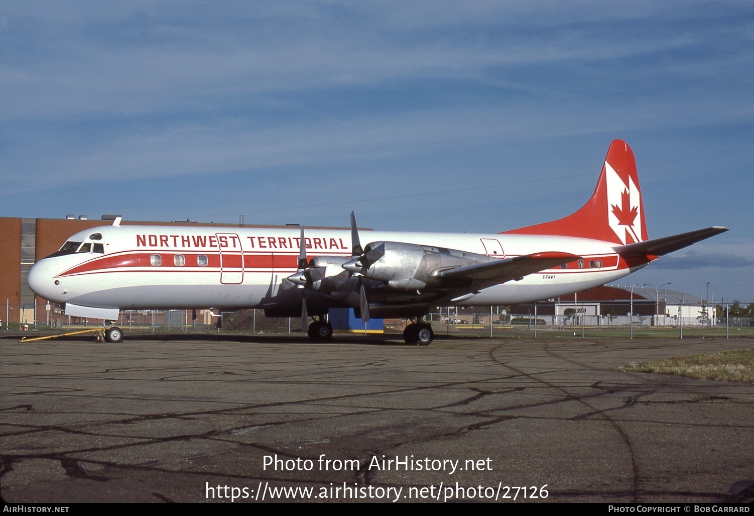 Aircraft Photo of C-FNWY | Lockheed L-188A Electra | Northwest Territorial Airways | AirHistory.net #27126