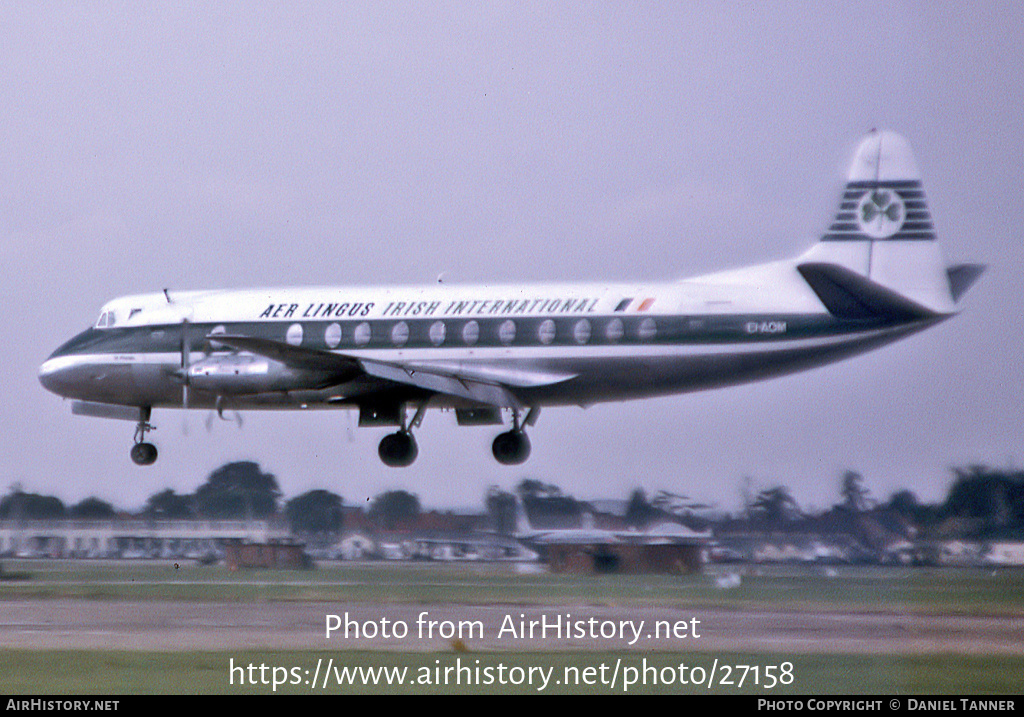 Aircraft Photo of EI-AOM | Vickers 803 Viscount | Aer Lingus - Irish International Airlines | AirHistory.net #27158