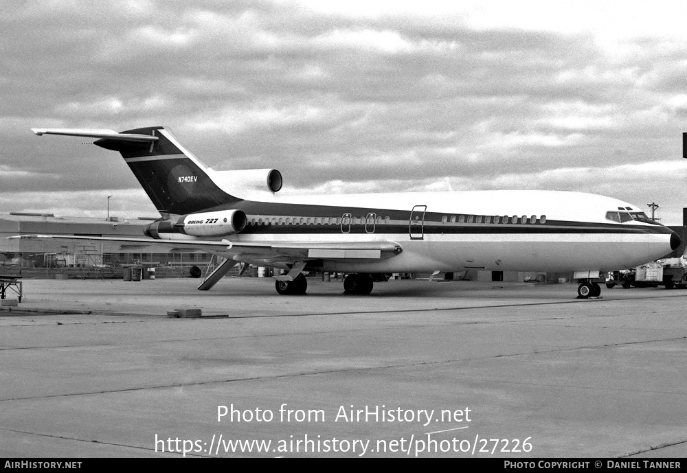 Aircraft Photo of N740EV | Boeing 727-95 | AirHistory.net #27226