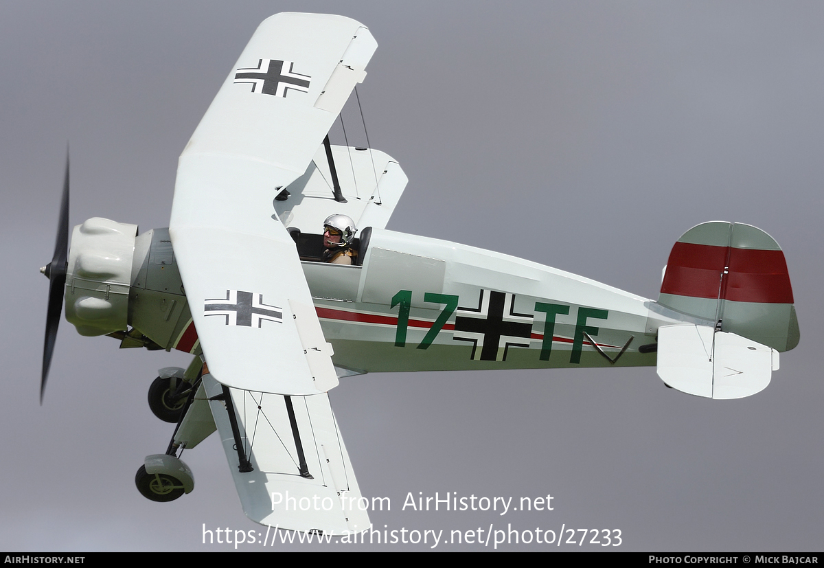 Aircraft Photo of G-BZTJ | CASA 1.133L Jungmeister | Germany - Air Force | AirHistory.net #27233