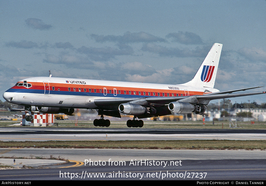 Aircraft Photo of N8030U | Douglas DC-8-21 | United Airlines | AirHistory.net #27237