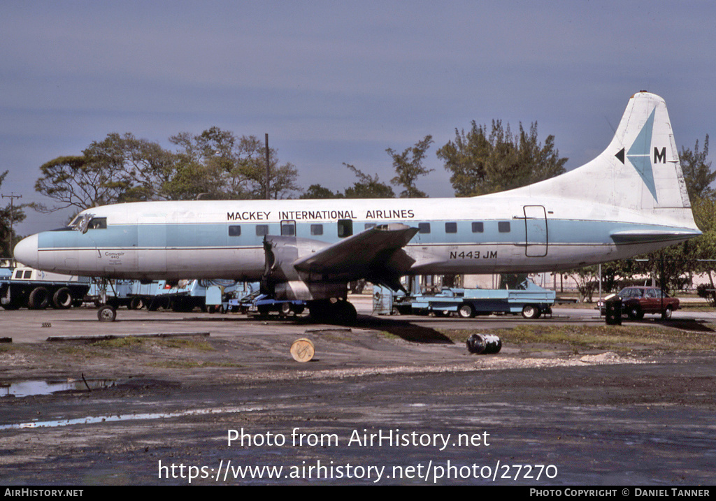 Aircraft Photo of N443JM | Convair 440-86 Metropolitan | Mackey International Airlines | AirHistory.net #27270