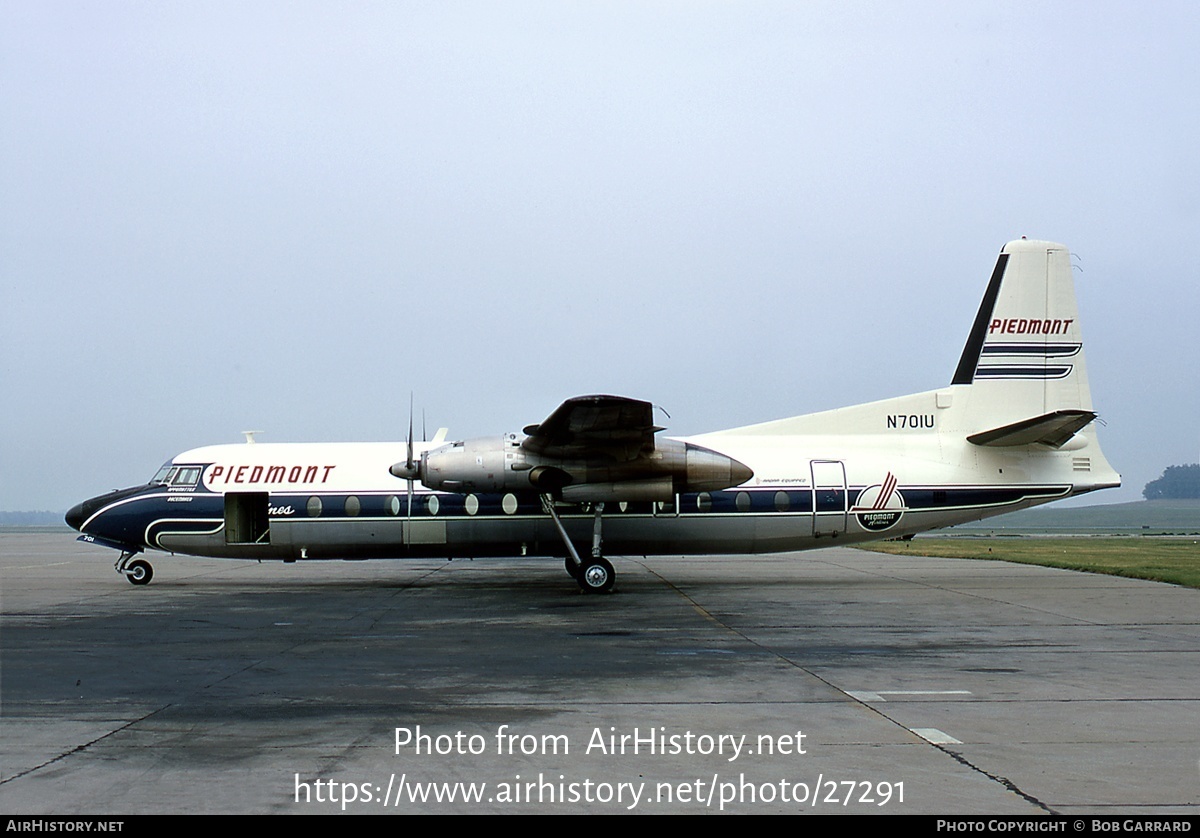 Aircraft Photo of N701U | Fairchild Hiller FH-227 | Piedmont Airlines | AirHistory.net #27291