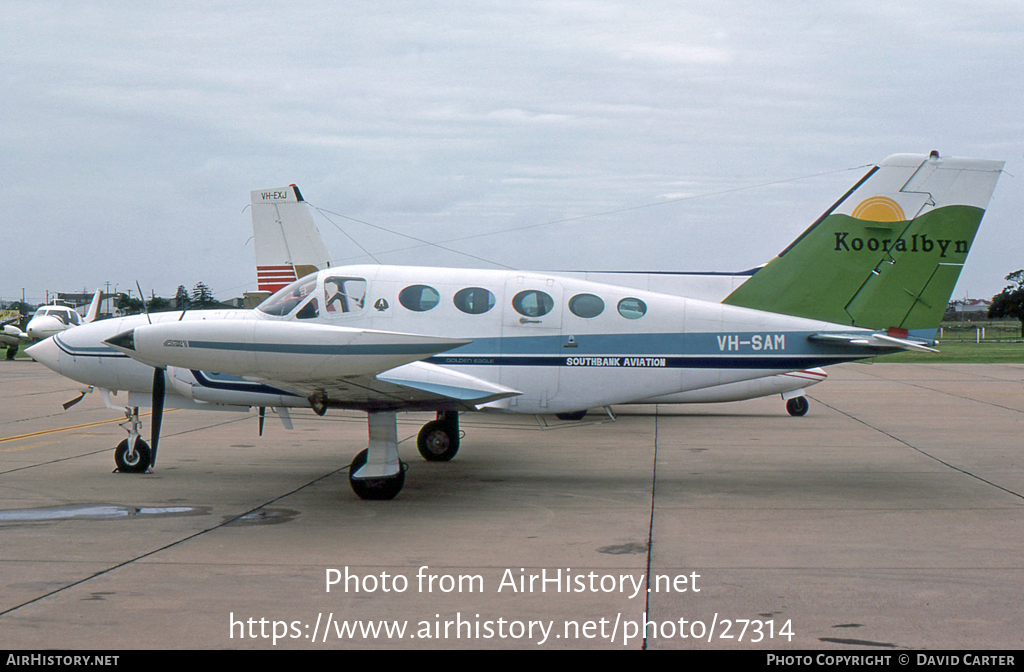 Aircraft Photo of VH-SAM | Cessna 421B Golden Eagle | Southbank Aviation | AirHistory.net #27314