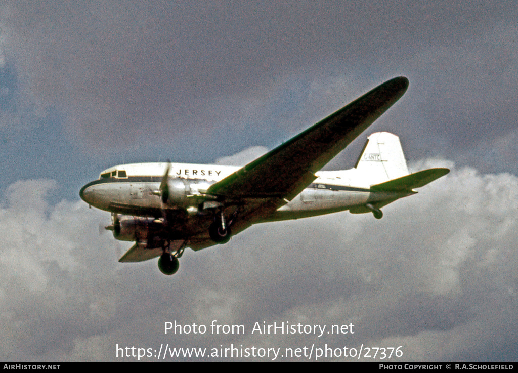 Aircraft Photo of G-ANTC | Douglas C-47B Skytrain | Jersey Airlines | AirHistory.net #27376