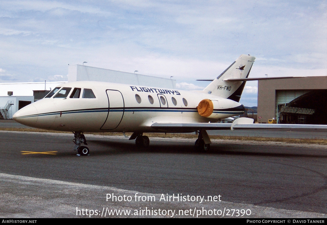 Aircraft Photo of VH-FWO | Dassault Falcon 20C | Flightways | AirHistory.net #27390