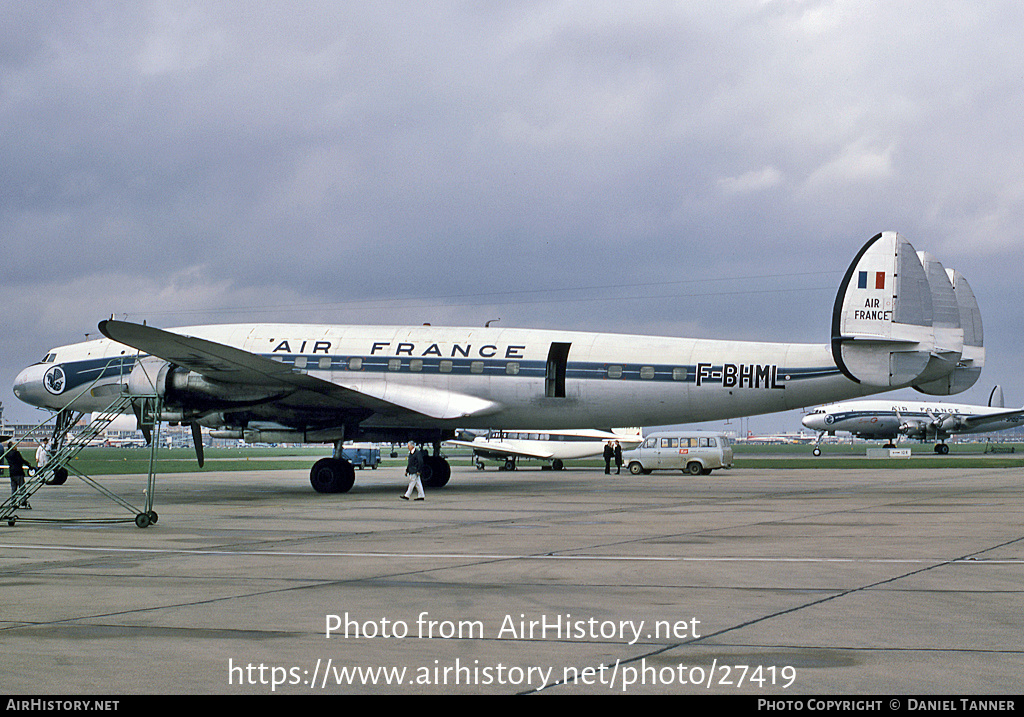 Aircraft Photo of F-BHML | Lockheed L-1049G Super Constellation | Air France | AirHistory.net #27419