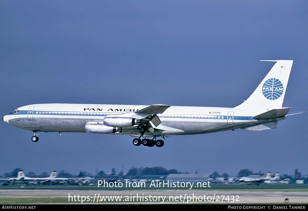 Aircraft Photo of N725PA | Boeing 707-321 | Pan American World Airways - Pan Am | AirHistory.net #27432