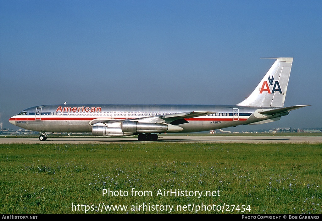 Aircraft Photo of N7507A | Boeing 707-123(B) | American Airlines | AirHistory.net #27454