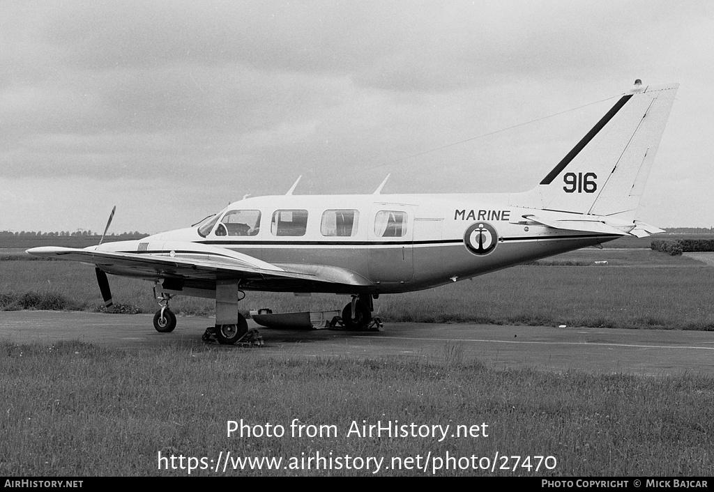 Aircraft Photo of 916 | Piper PA-31-310 Navajo B | France - Navy | AirHistory.net #27470