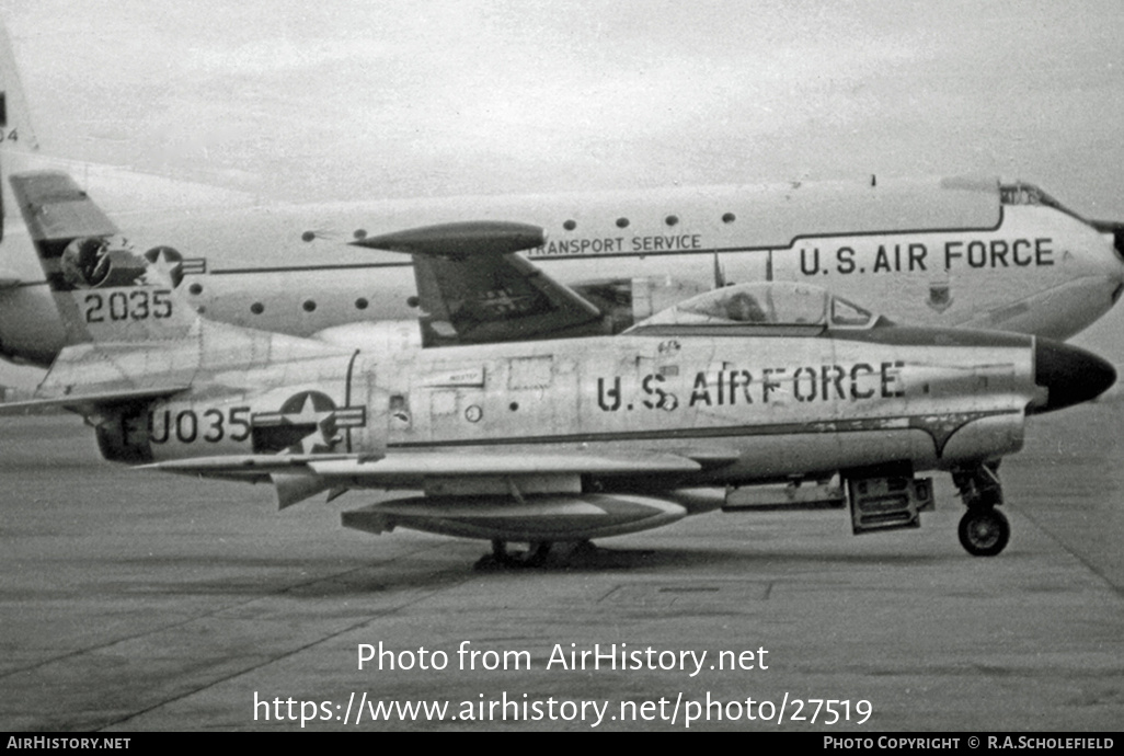 Aircraft Photo of 52-10035 / 2035 | North American F-86D Sabre | USA - Air Force | AirHistory.net #27519