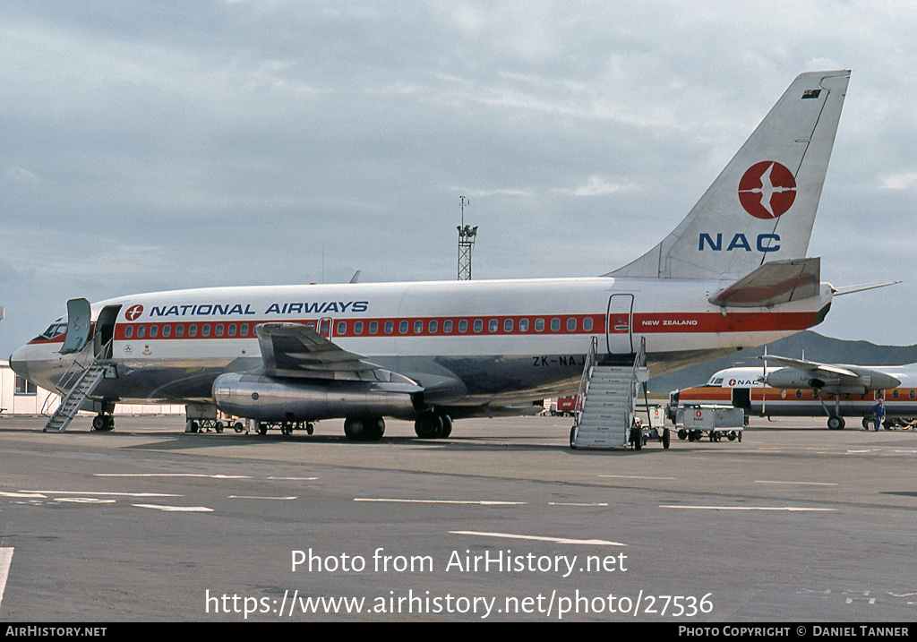 Aircraft Photo of ZK-NAJ | Boeing 737-219 | New Zealand National Airways Corporation - NAC | AirHistory.net #27536