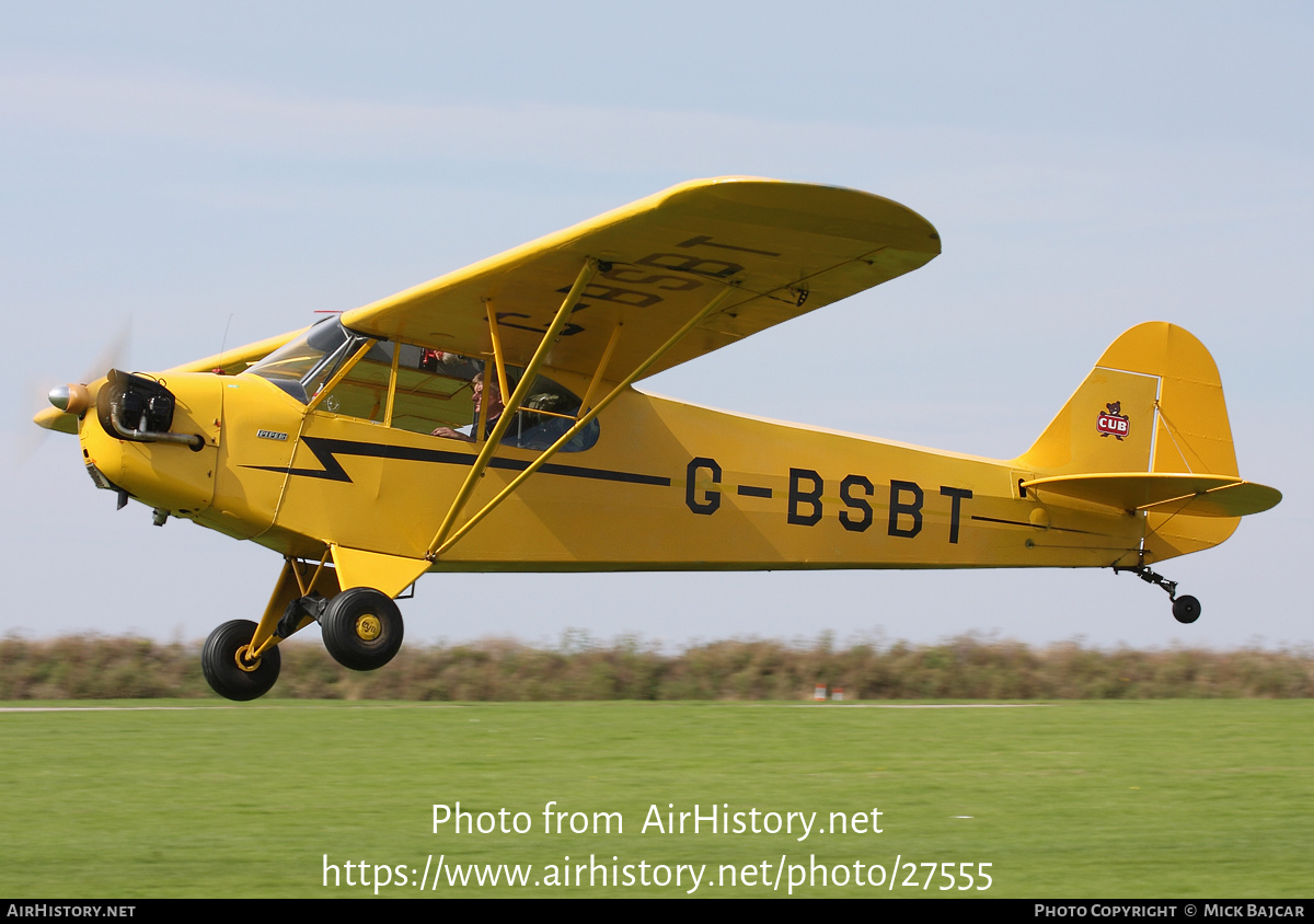 Aircraft Photo of G-BSBT | Piper J-3C-65 Cub | AirHistory.net #27555