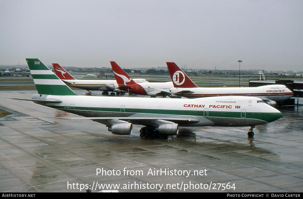 Aircraft Photo of VR-HIB | Boeing 747-267B | Cathay Pacific Airways | AirHistory.net #27564