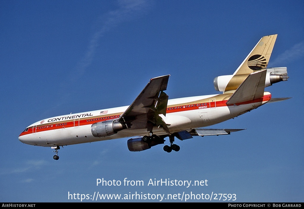 Aircraft Photo of N68050 | McDonnell Douglas DC-10-10CF | Continental Airlines | AirHistory.net #27593