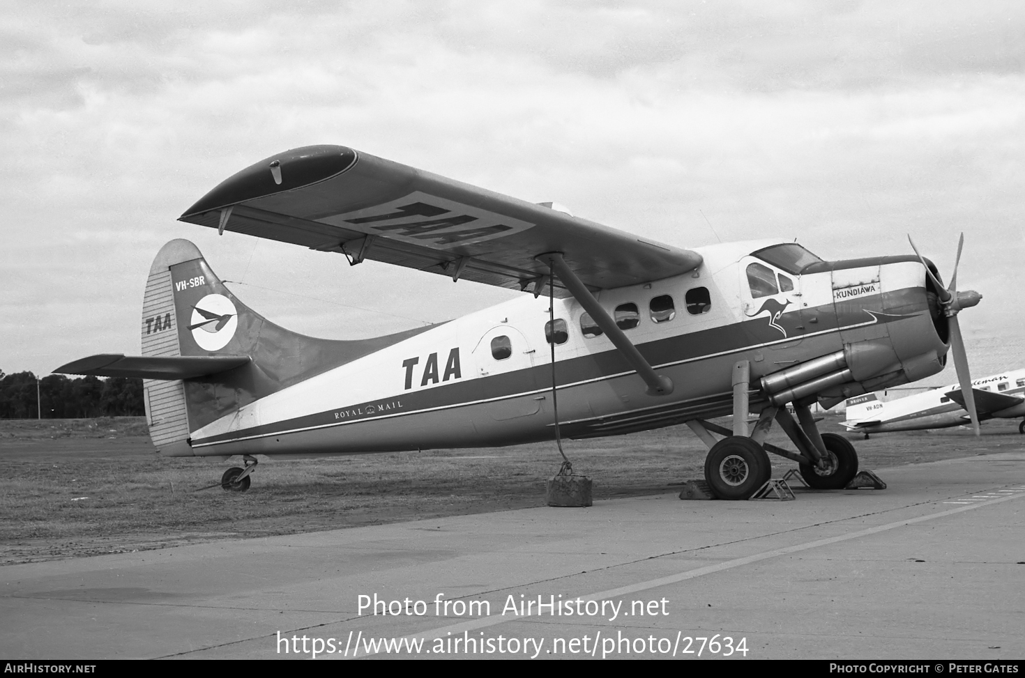 Aircraft Photo of VH-SBR | De Havilland Canada DHC-3 Otter | TAA Sunbird Services | AirHistory.net #27634