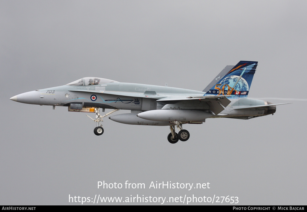 Aircraft Photo of 188703 | McDonnell Douglas CF-188 Hornet | Canada - Air Force | AirHistory.net #27653