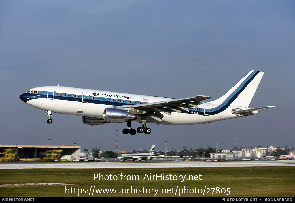 Aircraft Photo of N215EA | Airbus A300B4-103 | Eastern Air Lines | AirHistory.net #27805