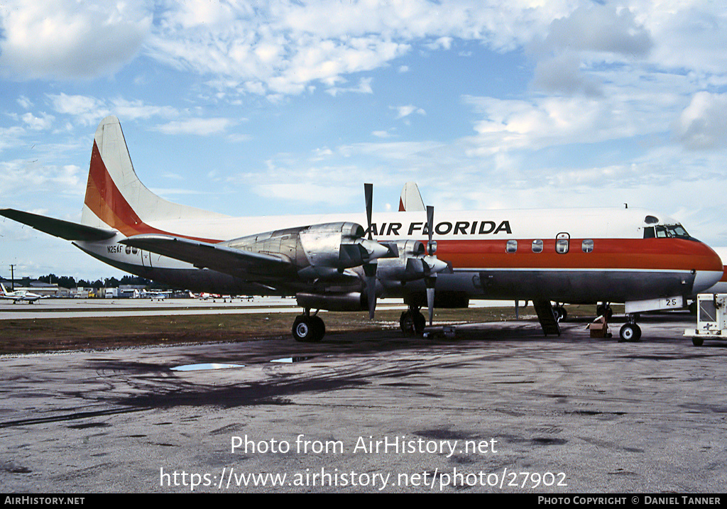 Aircraft Photo of N25AF | Lockheed L-188C Electra | Air Florida | AirHistory.net #27902