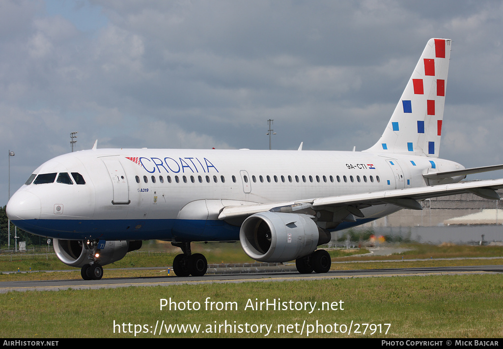 Aircraft Photo of 9A-CTI | Airbus A319-112 | Croatia Airlines | AirHistory.net #27917