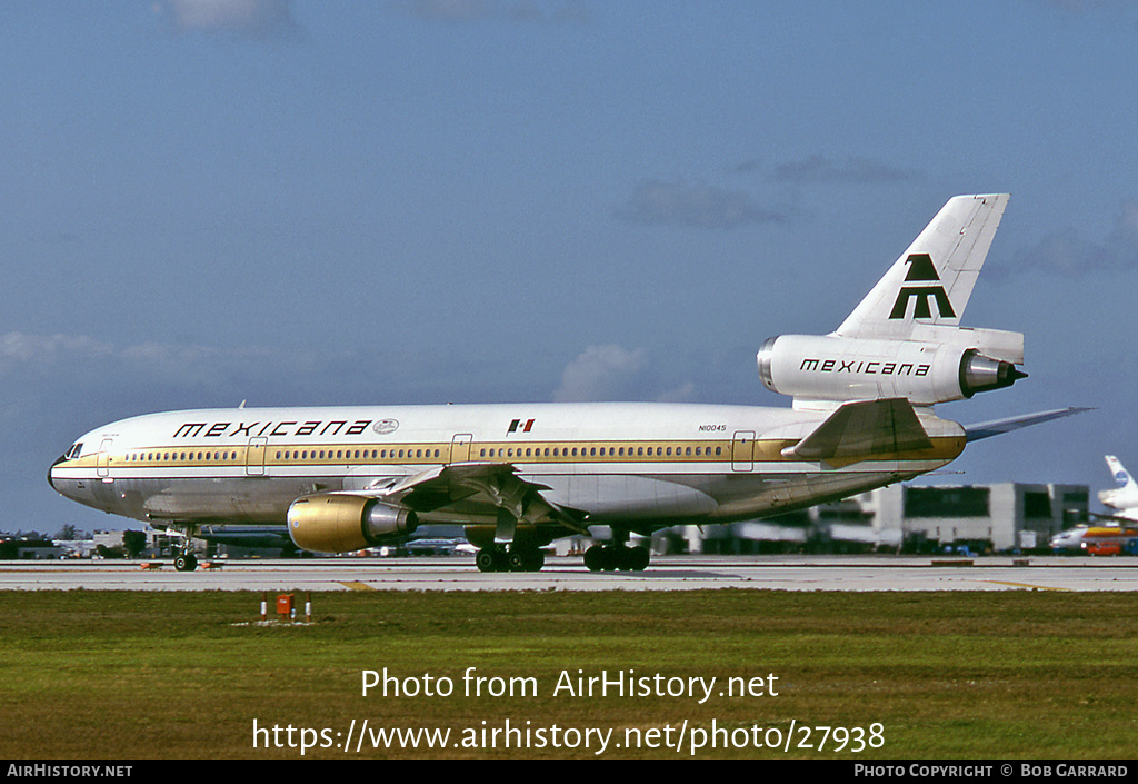 Aircraft Photo of N10045 | McDonnell Douglas DC-10-15 | Mexicana | AirHistory.net #27938