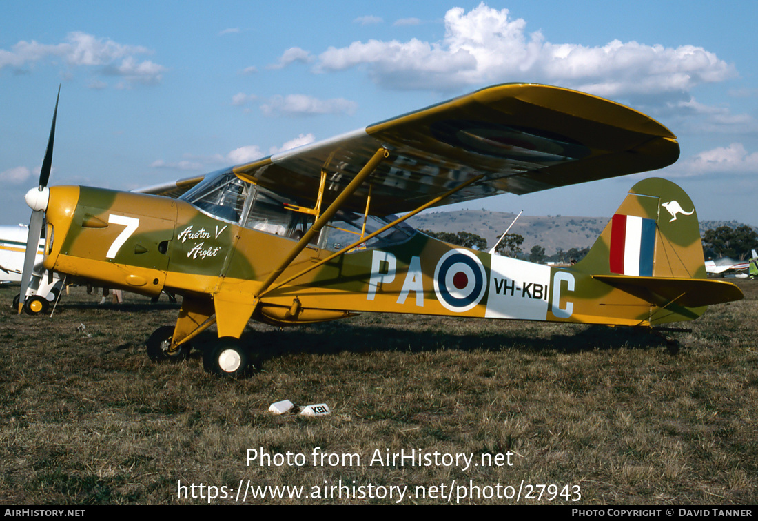 Aircraft Photo of VH-KBI | Auster J-1B Aiglet | UK - Air Force | AirHistory.net #27943