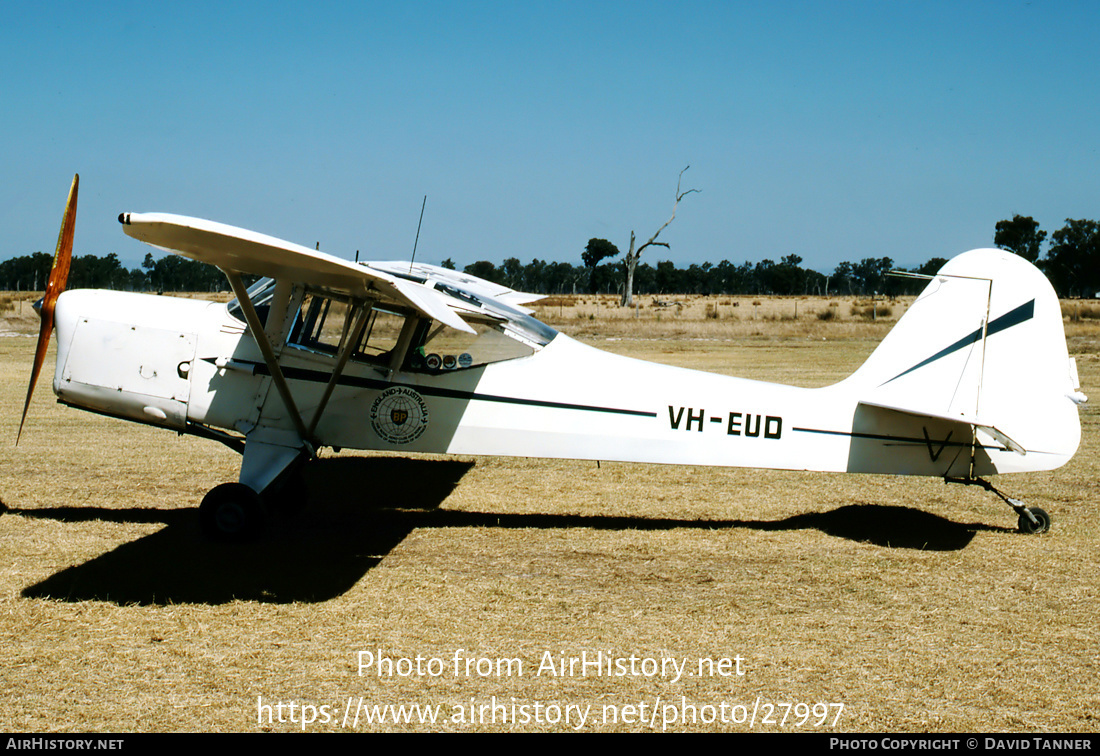 Aircraft Photo of VH-EUD | Auster J-1N Alpha | AirHistory.net #27997