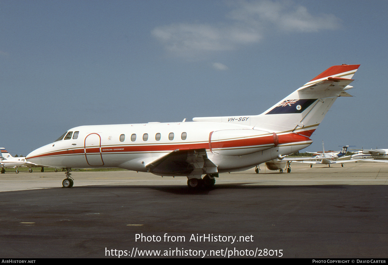 Aircraft Photo of VH-SGY | British Aerospace BAe-125-800B | Queensland Government | AirHistory.net #28015