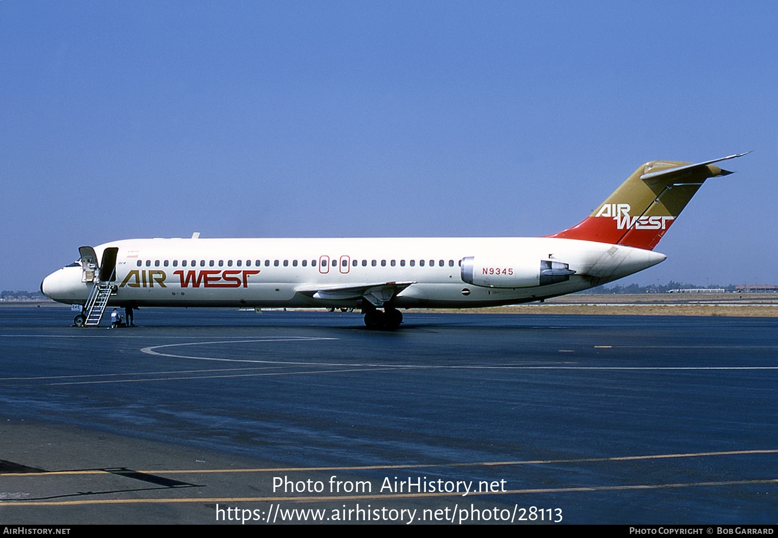 Aircraft Photo of N9345 | McDonnell Douglas DC-9-31 | Air West | AirHistory.net #28113