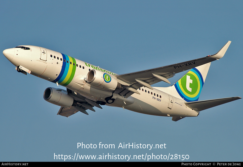 Aircraft Photo of PH-XRV | Boeing 737-7K2 | Transavia | AirHistory.net #28150