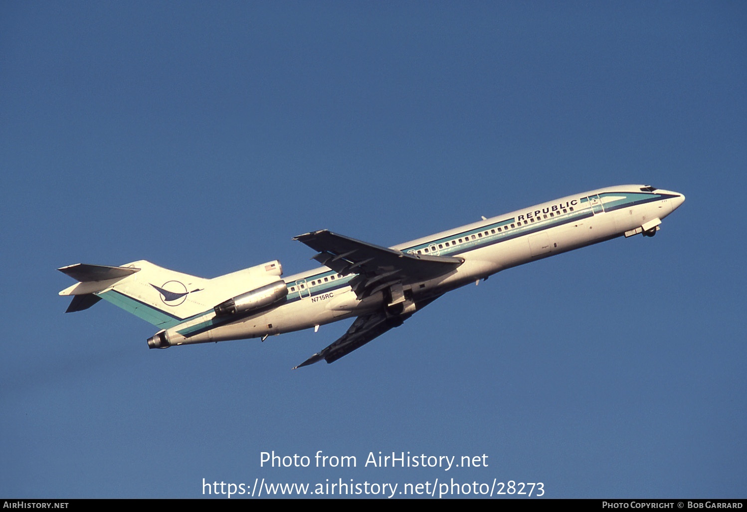 Aircraft Photo of N715RC | Boeing 727-2S7/Adv | Republic Airlines | AirHistory.net #28273