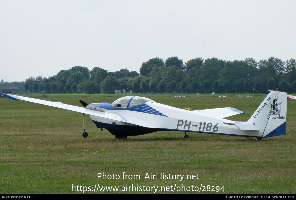 Aircraft Photo of PH-1186 | Scheibe SF-25C Falke | Snowwhite Luchtfotografie | AirHistory.net #28294