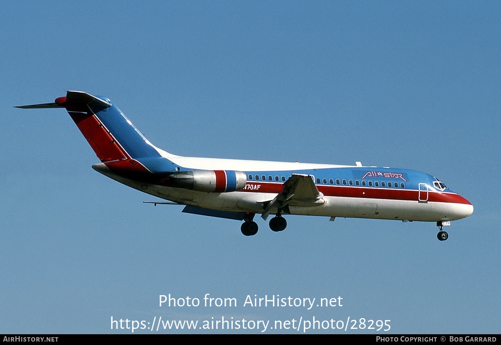 Aircraft Photo of N73AF | McDonnell Douglas DC-9-15RC | All Star Airlines | AirHistory.net #28295