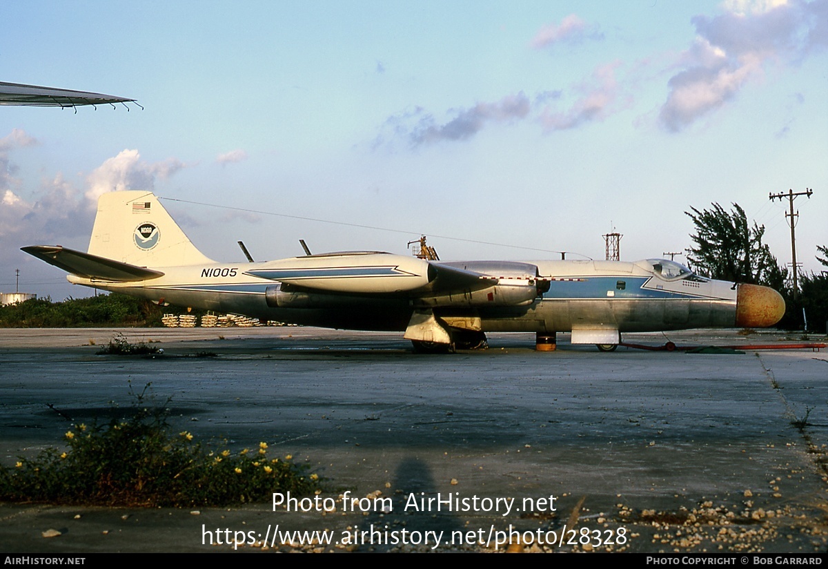 Aircraft Photo of N1005 | Martin WB-57A Canberra | United States Department of Commerce | AirHistory.net #28328