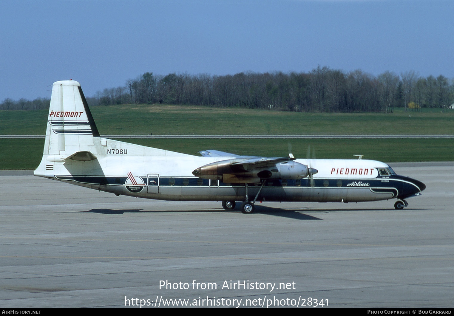 Aircraft Photo of N706U | Fairchild Hiller FH-227B | Piedmont Airlines | AirHistory.net #28341