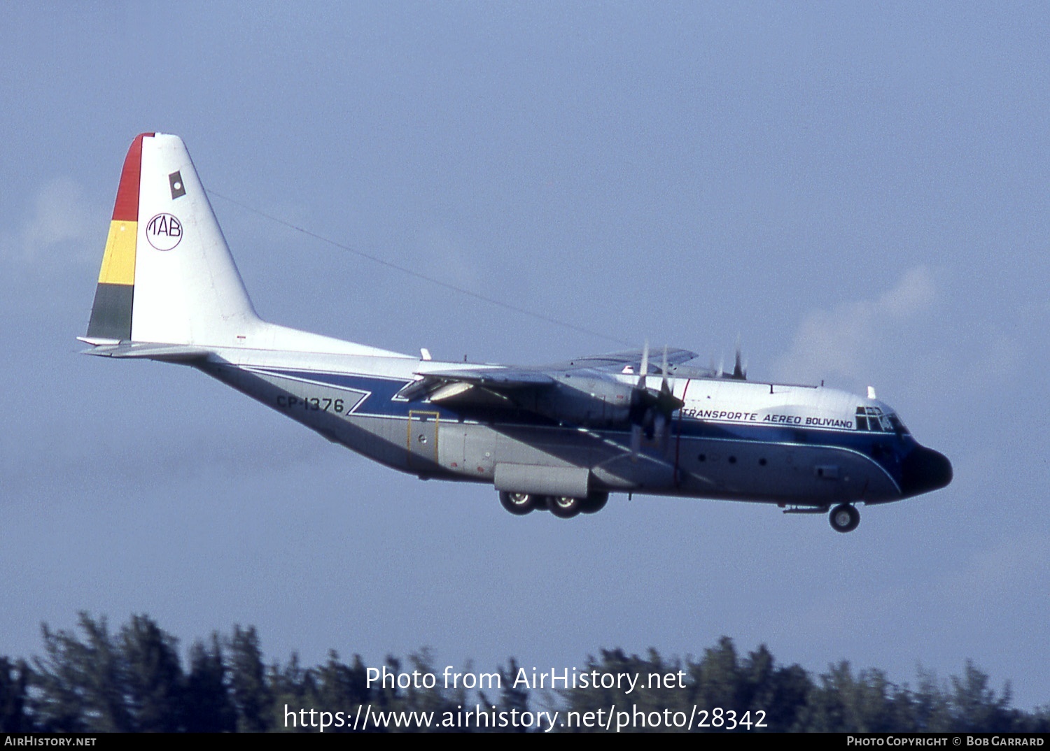 Aircraft Photo of CP-1376 | Lockheed C-130H Hercules | Transporte Aereo Boliviano | AirHistory.net #28342