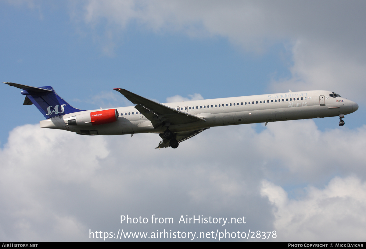 Aircraft Photo of OY-KHG | McDonnell Douglas MD-82 (DC-9-82) | Scandinavian Airlines - SAS | AirHistory.net #28378