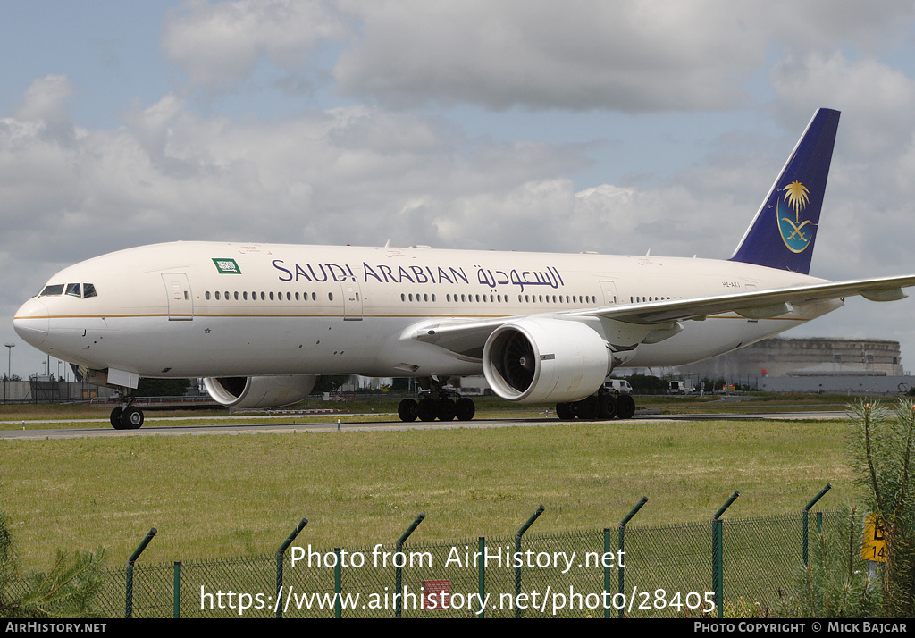 Aircraft Photo of HZ-AKJ | Boeing 777-268/ER | Saudi Arabian Airlines | AirHistory.net #28405