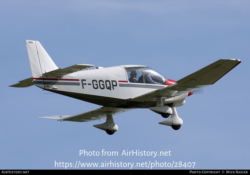 Aircraft Photo of F-GGQP | Robin DR-400-100 | AirHistory.net #28407