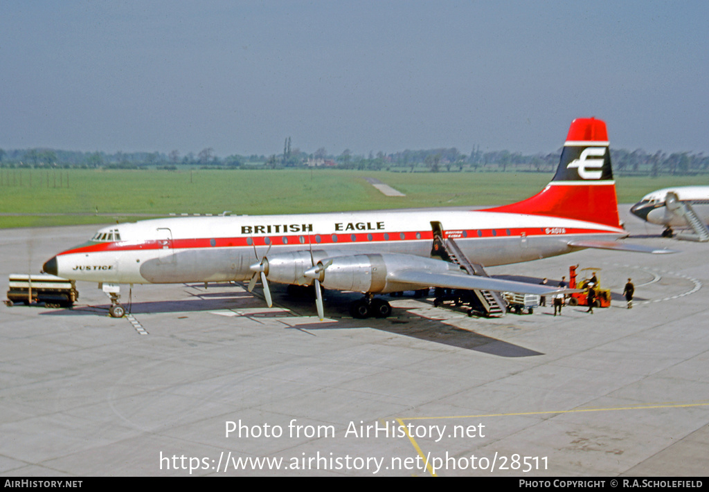 Aircraft Photo of G-AOVA | Bristol 175 Britannia 319 | British Eagle International Airlines | AirHistory.net #28511