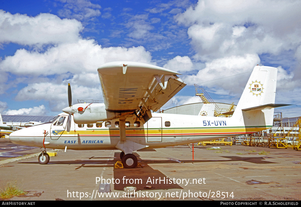 Aircraft Photo of 5X-UVN | De Havilland Canada DHC-6-200 Twin Otter | East African Airways | AirHistory.net #28514