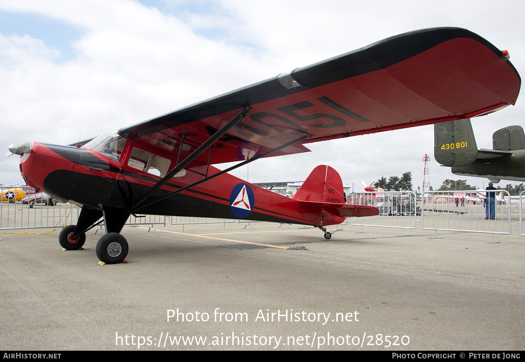 Aircraft Photo of N44051 / NC44051 | Taylorcraft BC-12D | AirHistory.net #28520