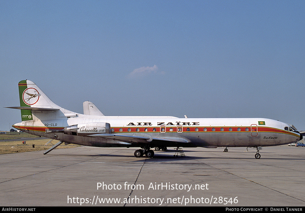 Aircraft Photo of 9Q-CLD | Sud SE-210 Caravelle 11R | Air Zaire | AirHistory.net #28546