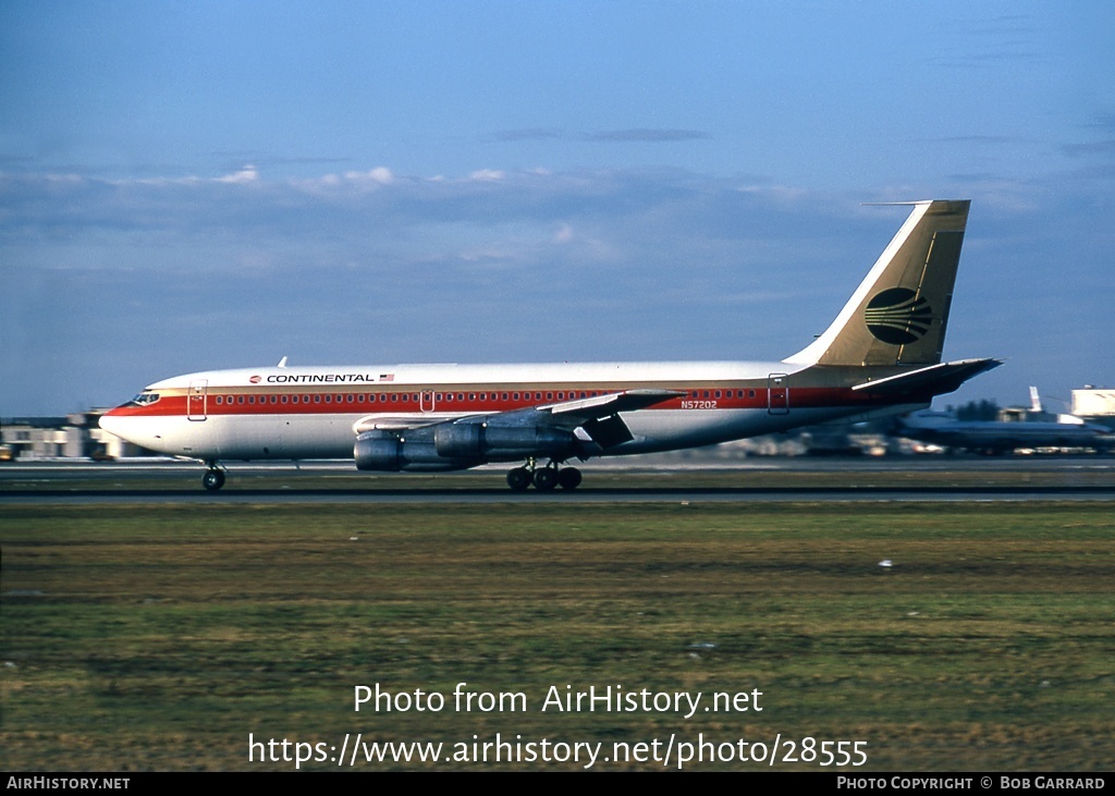 Aircraft Photo of N57202 | Boeing 720-024B | Continental Airlines | AirHistory.net #28555