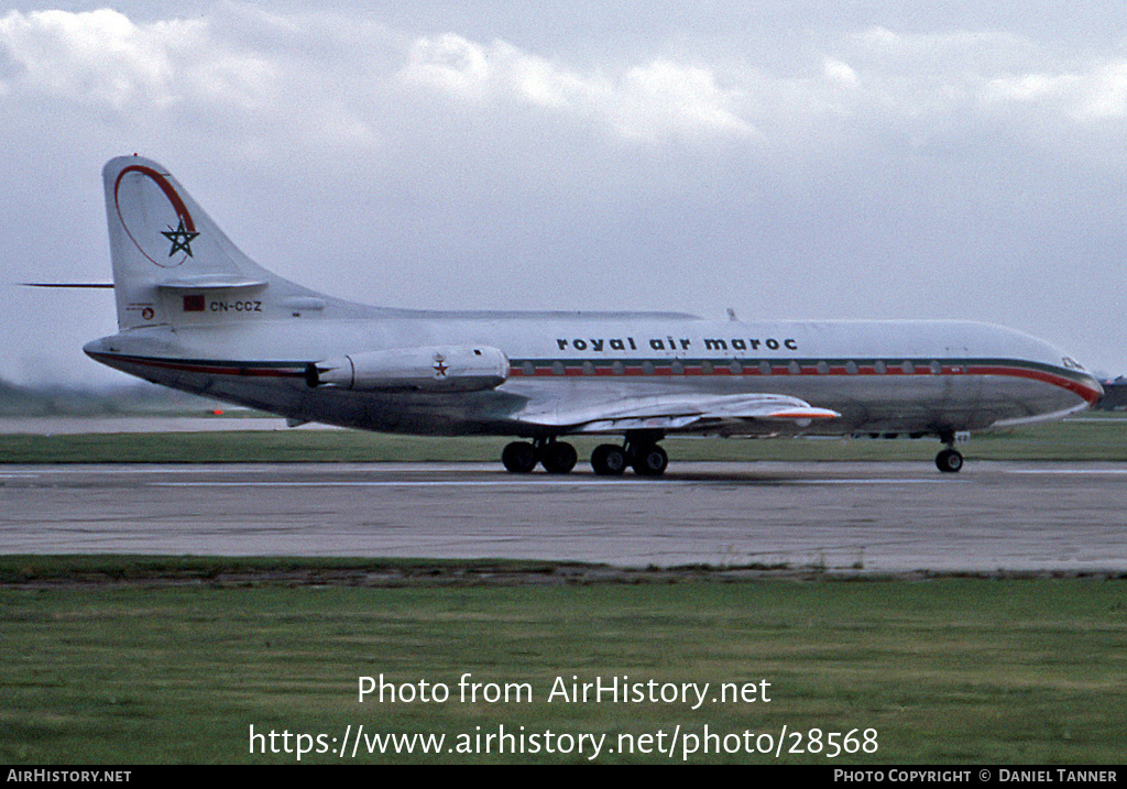 Aircraft Photo of CN-CCZ | Sud SE-210 Caravelle III | Royal Air Maroc - RAM | AirHistory.net #28568