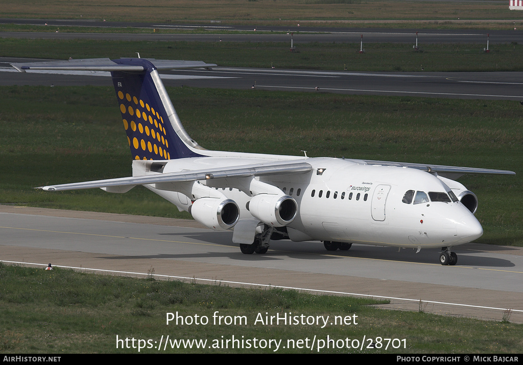 Aircraft Photo of D-ACFA | British Aerospace BAe-146-200 | Eurowings | AirHistory.net #28701